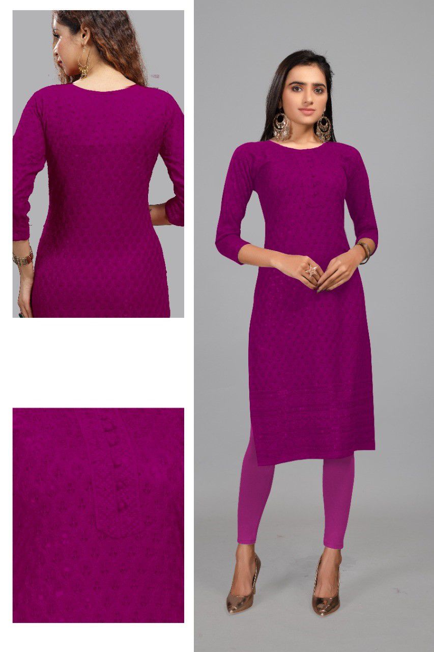 Golden Crush Fancy Designer Ethnic Wear Rayon Kurtis Collection